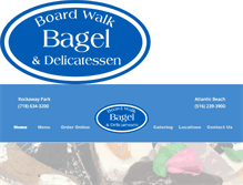 Tablet Screenshot of boardwalkbagel.com